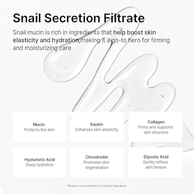 Avca كريم وجه موضعي بمستخلص الحلزون 100 مل (3.38 أونصة سائلة) مرطب مضاد للشيخوخة للعناية بالبشرة الكورية، يساعد في تحسين المرونة والخطوط الدقيقة مع حمض الهيالورونيك والكولاجين - Image 3